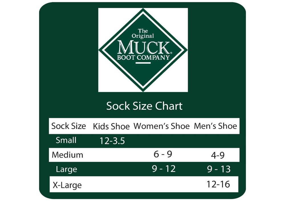 Muck Boot Mens Insect Shield Lightweight Tall Boot Socks 1 Pair Pack