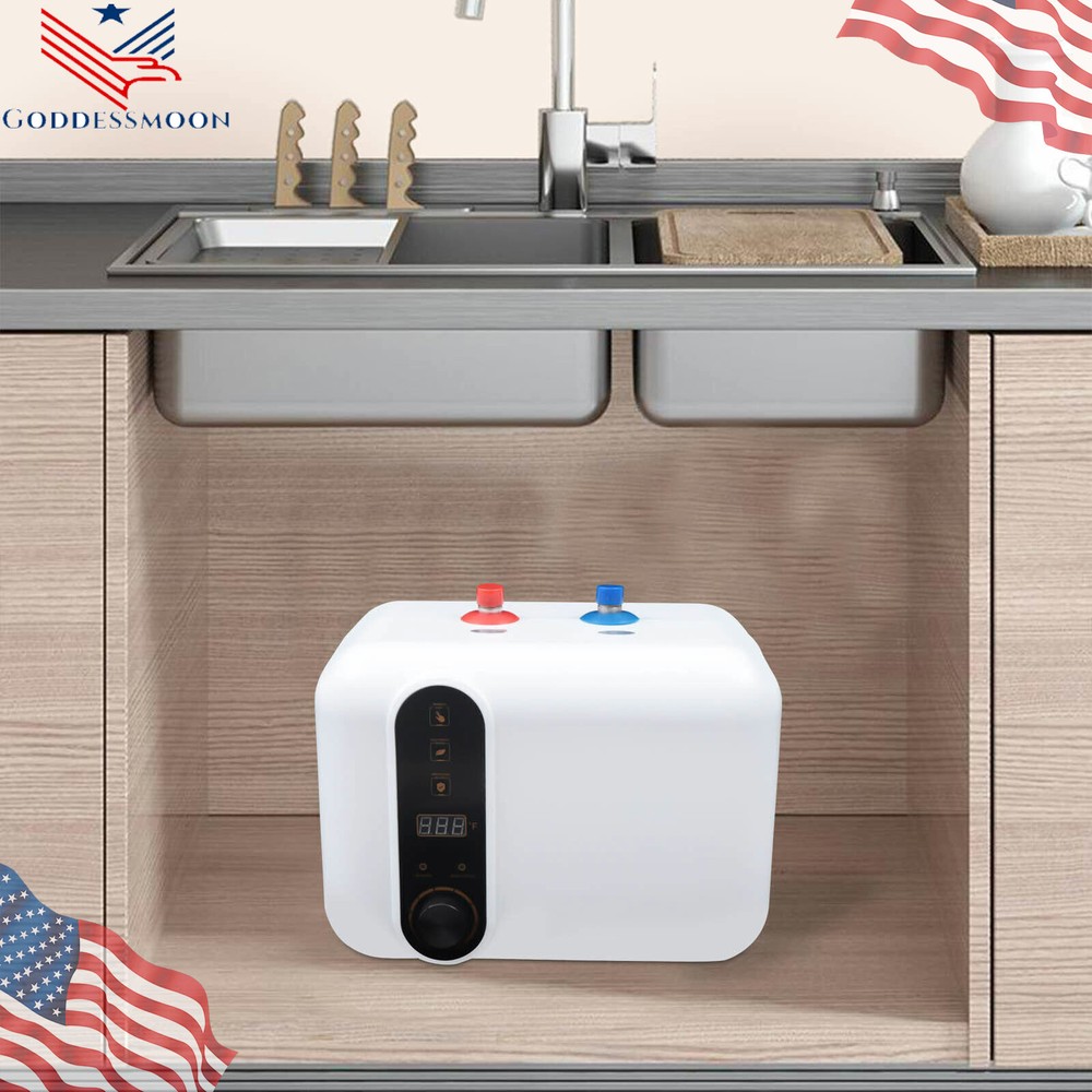 10L Electric Hot Water Heater 110V Compact Mini-Tank Storage,Rv Small Output