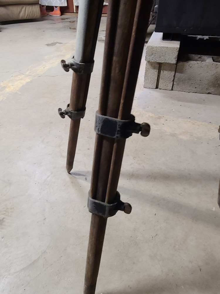 Vintage Brunson Transit Survey Tripod