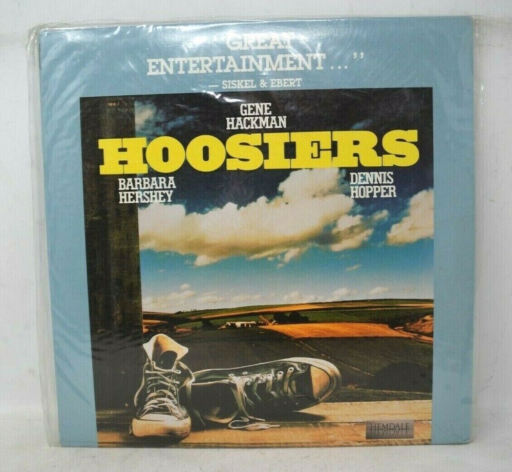 Hoosiers Laserdisc 1986 Gene Hackman