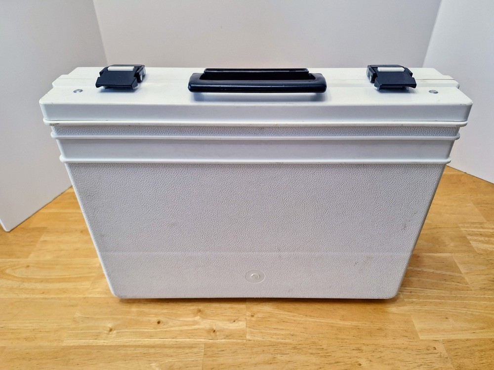 Genuine Vintage Bernina Accessory Storage Box Carrying Case White
