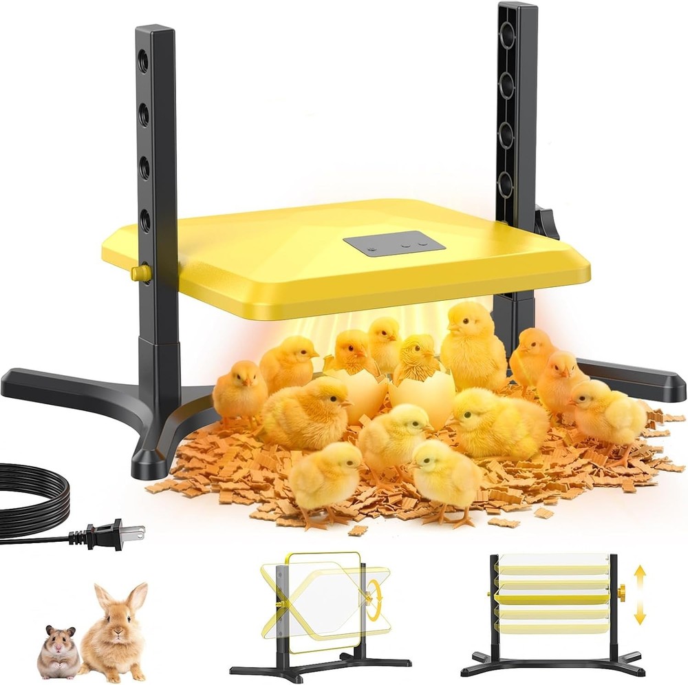 Smart Chick Brooder Plate - Energy Efficient Chick Heat Plate with Adjustable He
