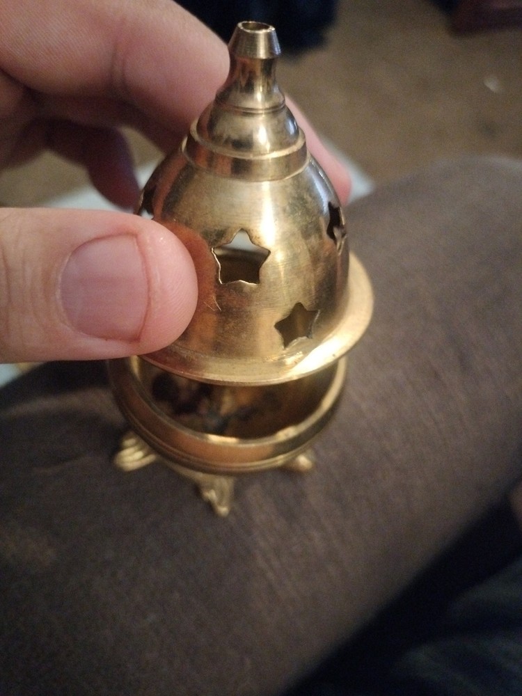Brass Turtle Incense Holder