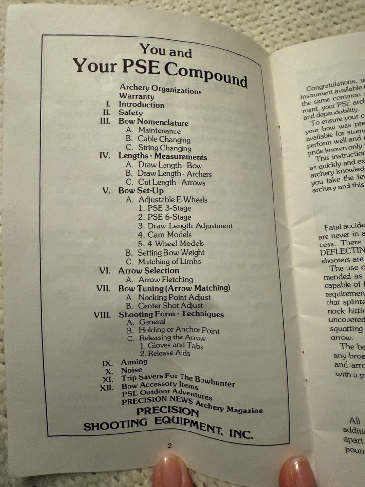 PSE Archery Phaser, Viper, Laser Owner's Manual