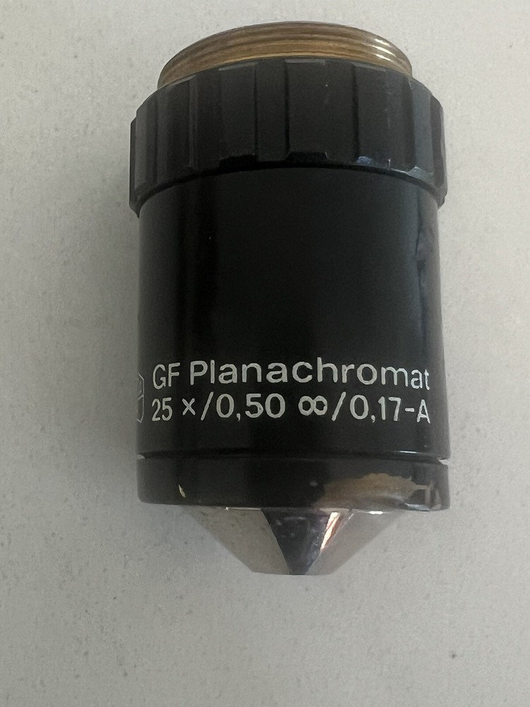 zeiss microscope Lens Planachromat GF 25X/0.50
