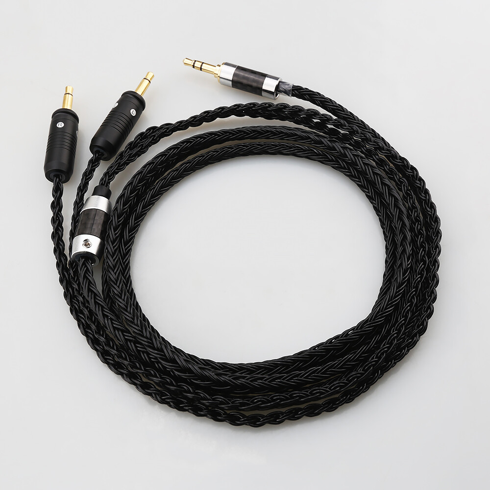 Silver Plated Headphone Cable For Clear Celestee NEW Focal ELEAR French Utopia