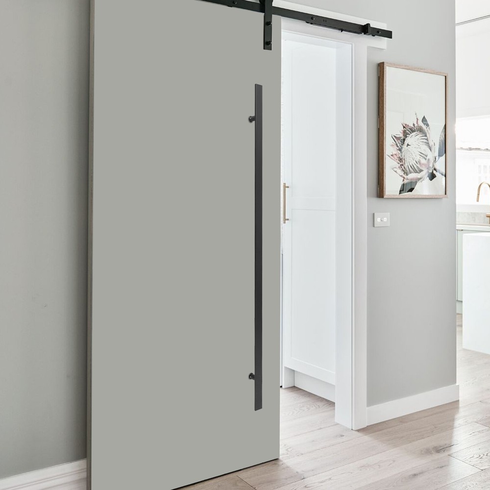 58" Large Stainless Steel Front Door Handle Double Sided, Pull Push Sliding