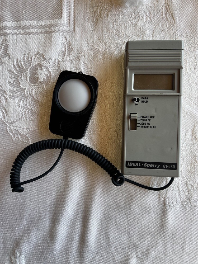 Ideal Sperry 61-680 Light Meter Manual Original Holding Case Analog