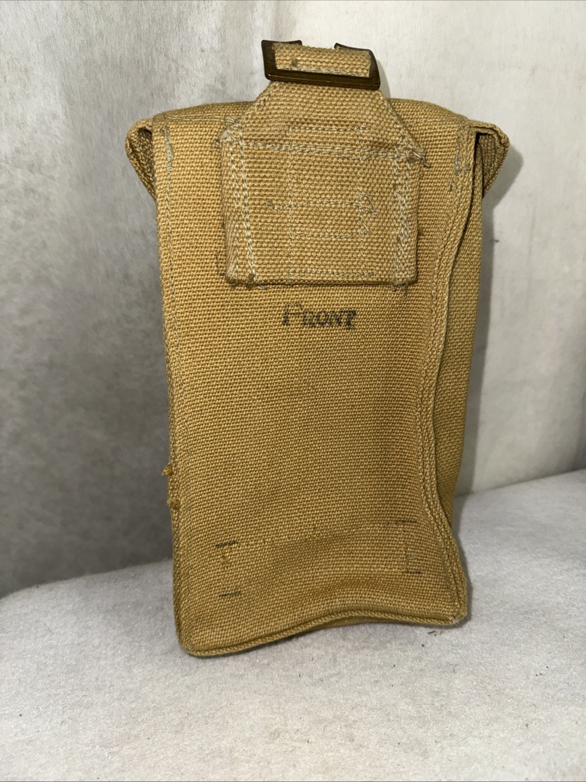 Original WW2 British Army 37 stamps Webbing MT Pouch ORIGINAL DATED 1943