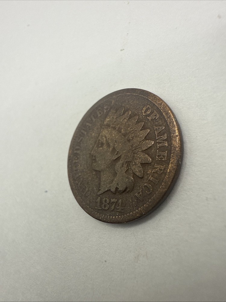 1874 Indian Head Cent #50383