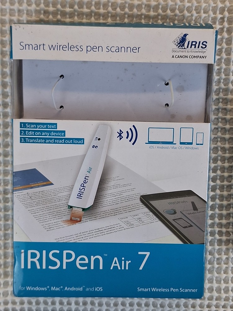 Iris Pen IrisPen Air 7 Smart Wireless Pen Scan Windows Mac Android OPEN BOX READ