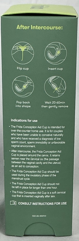 Frida Fertility Conception Aid Cup Silicone Reusable