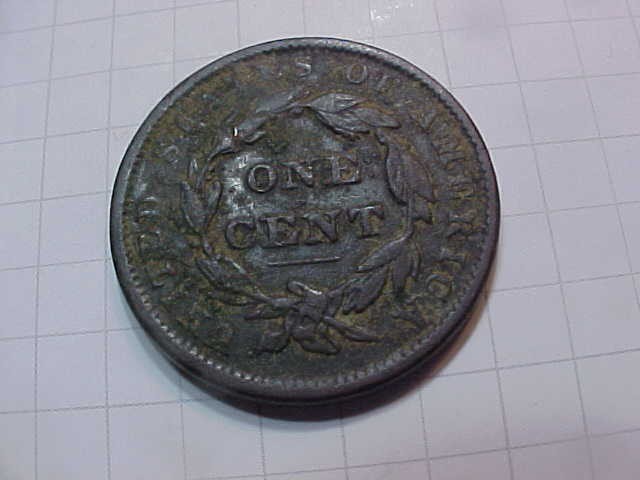 1837 Coronet Head Large Cent