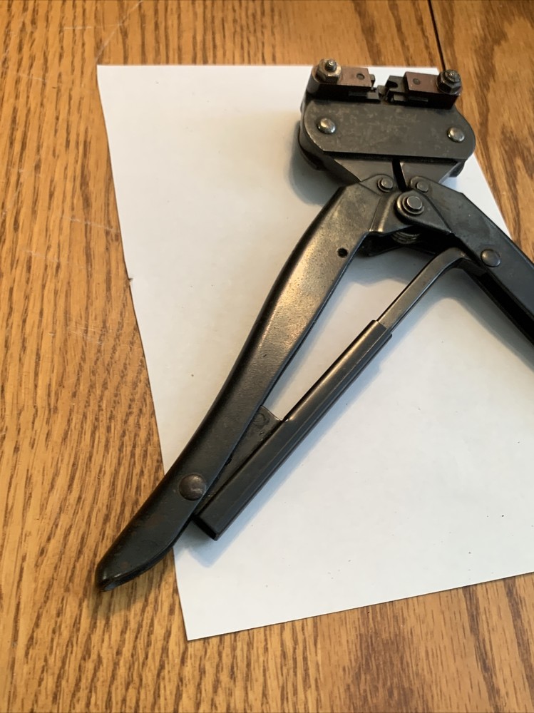 TYCO, Ratcheting, Hand Crimp Tool, AMP 656–1-E Type OB MOD-E Hand Crimp Tool