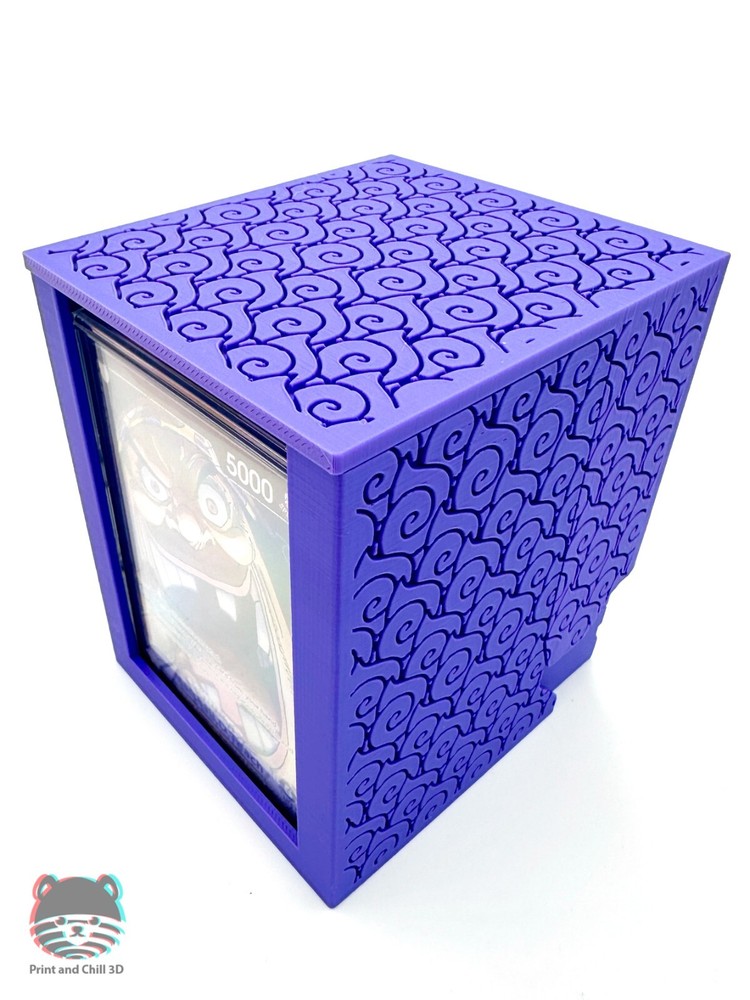 One Piece TCG Teach Blackbeard Dark Fruit Pattern Magnetic Deckbox + MINI SNAP