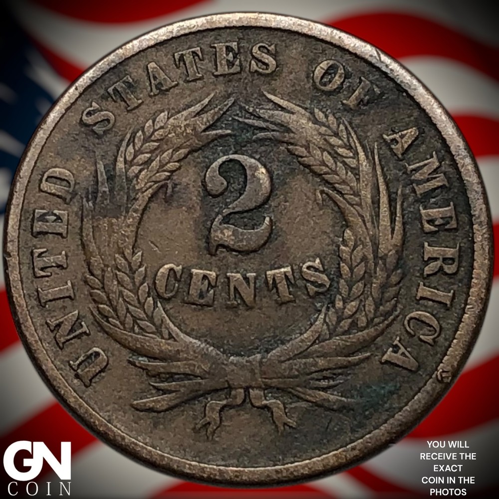 1865 2 Cent Piece Z7593