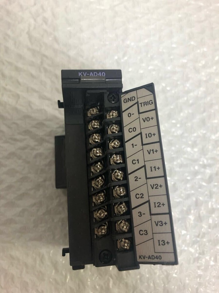 KEYENCE KV-AD40 Analog Input PLC Module w/ Warranty USED #5