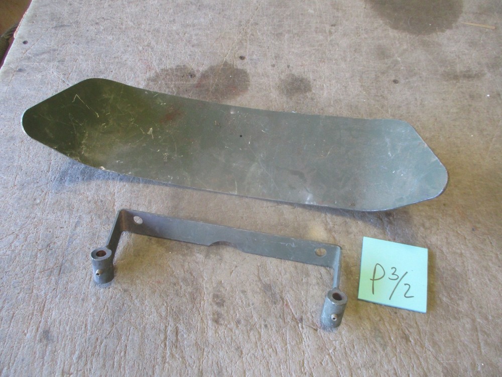 Used Gunner's Backrest Frame & Brass Deflector Mount for M66 Ring Mount