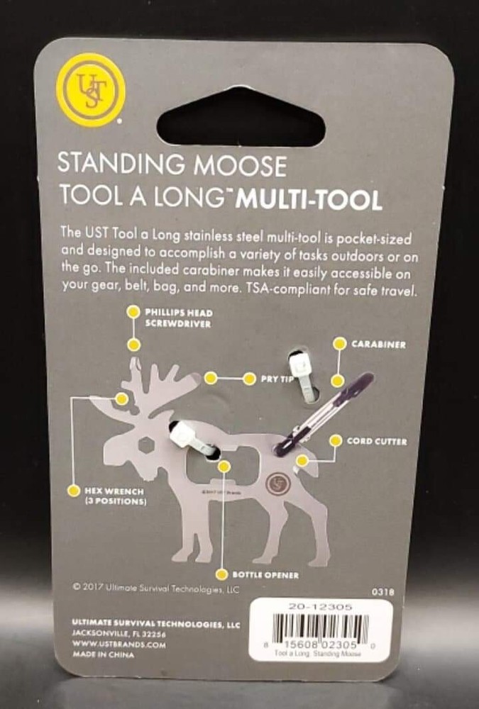 Tool A Long Moose UST Pocket-Sized Multi-Tool - NEW