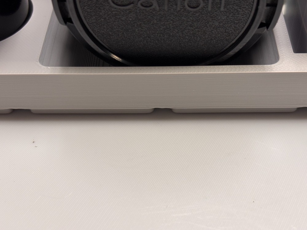 Gridfinity Storage For Canon AE-1 & AE-1 Program Camera (Gray) - NEW