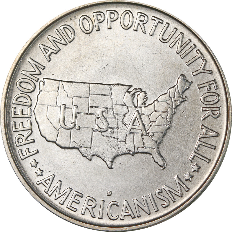 1953-D Washington-Carver Commem Half Dollar