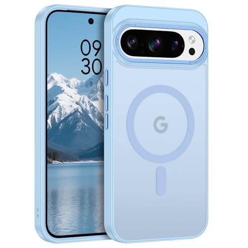 Magnetic for Google Pixel 10 Case/Pixel 10 Google Pixel 10/10 Pro Light Blue