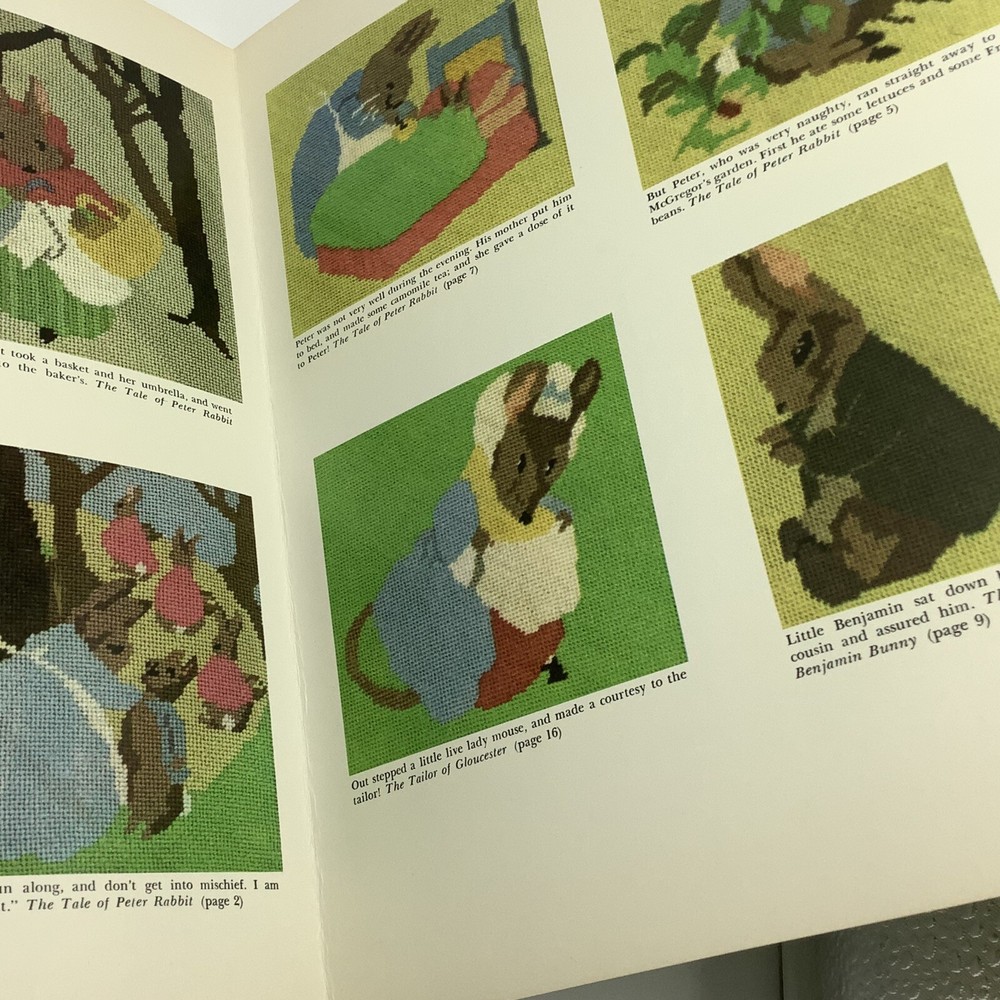 Needlepoint Designs after Illustrations by Beatrix Potter Vintage Pattern Book