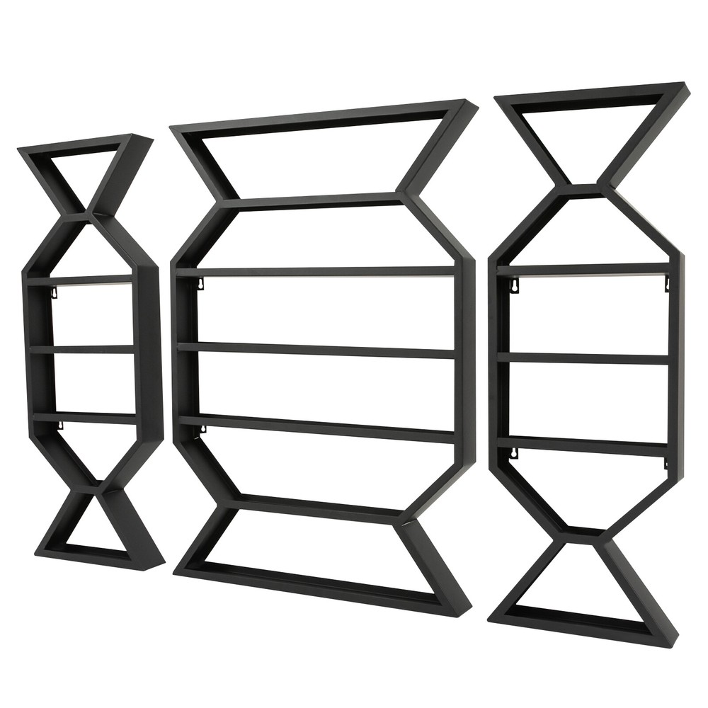 3pcs Set Nail Polish Wall Mount Rack Organizer Perfume Display Makeup Holderr