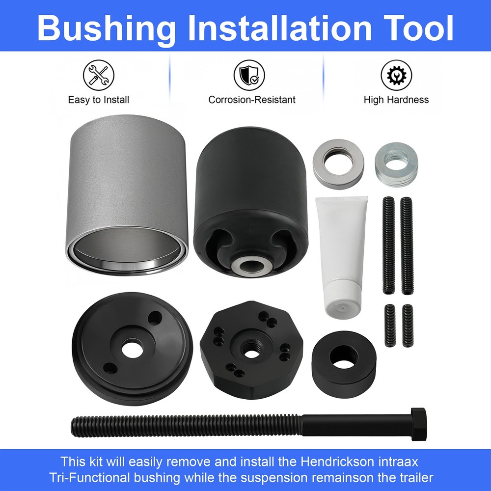Bushing Installation Tool for Hendrickson S-21307 - Tri-Functional Complete Kit