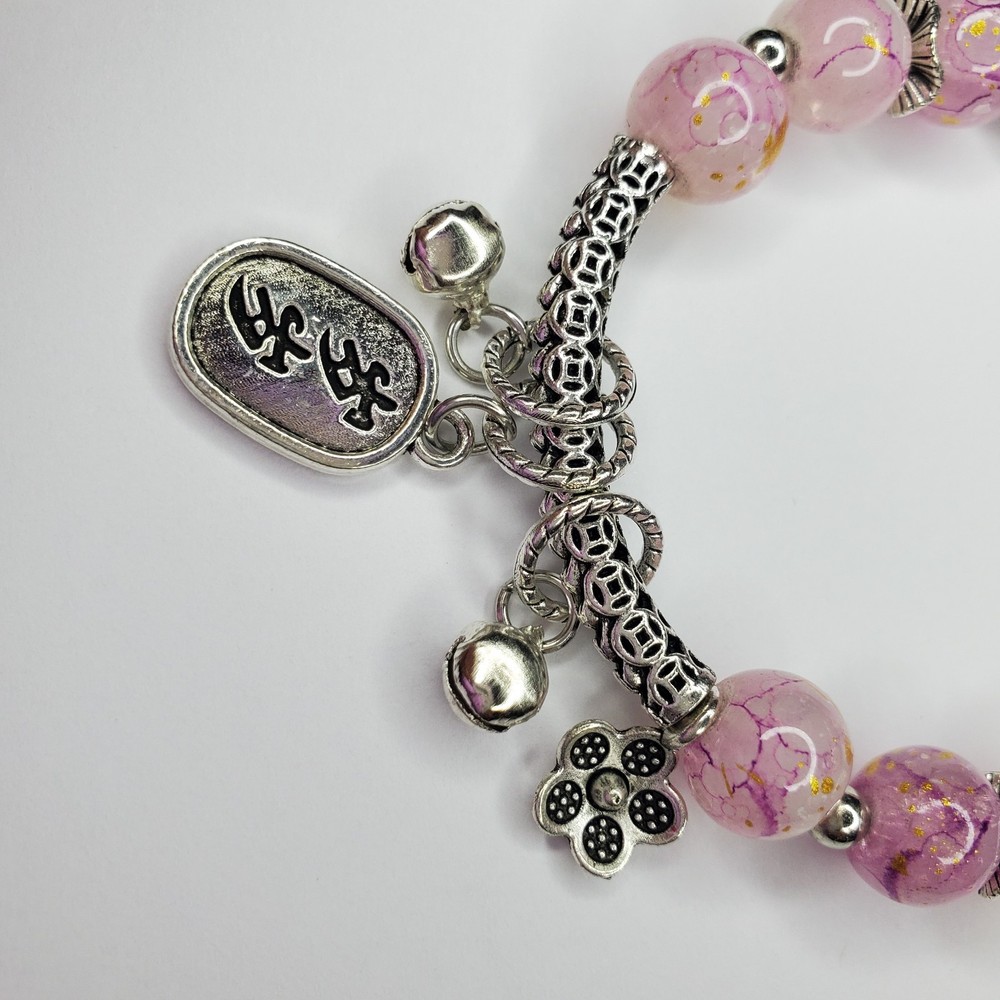 Hand crafted artisan unique gemstone bracelet