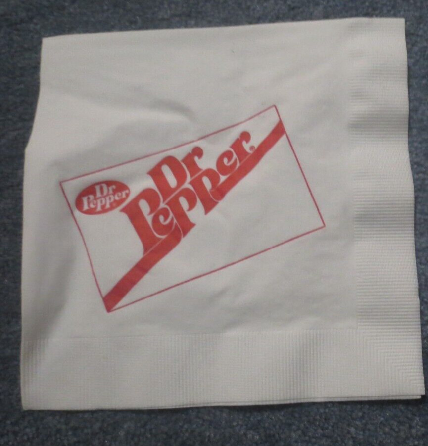 Set of 2 Dr Pepper Paper Dinner Napkins