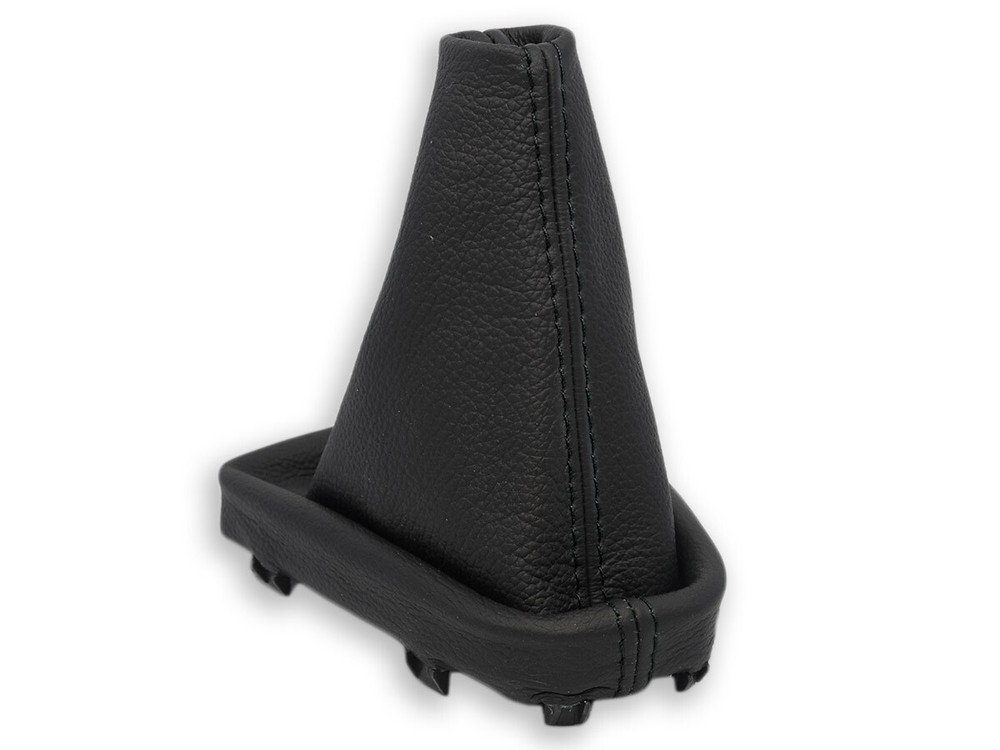 FOR CITROEN C3 II 2009-2016 GEAR SHIFT BOOT GAITER LEATHER STITCHING BLACK