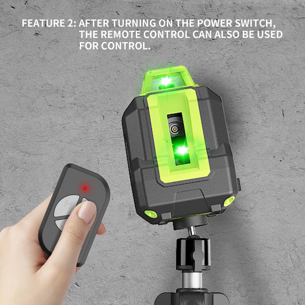 360° Laser Level with Tripod 40in, Self Leveling Laser Level with Pulse Mode,...