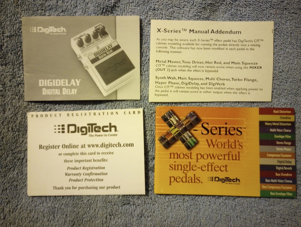 [VGC] DigiTech Digidelay 2003; Includes Original Box and Paperwork