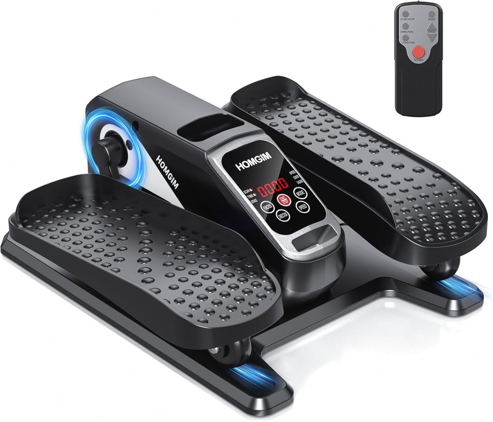 Under Desk Elliptical - Ultra Quiet Motorized Leg Exerciser with Remote Control