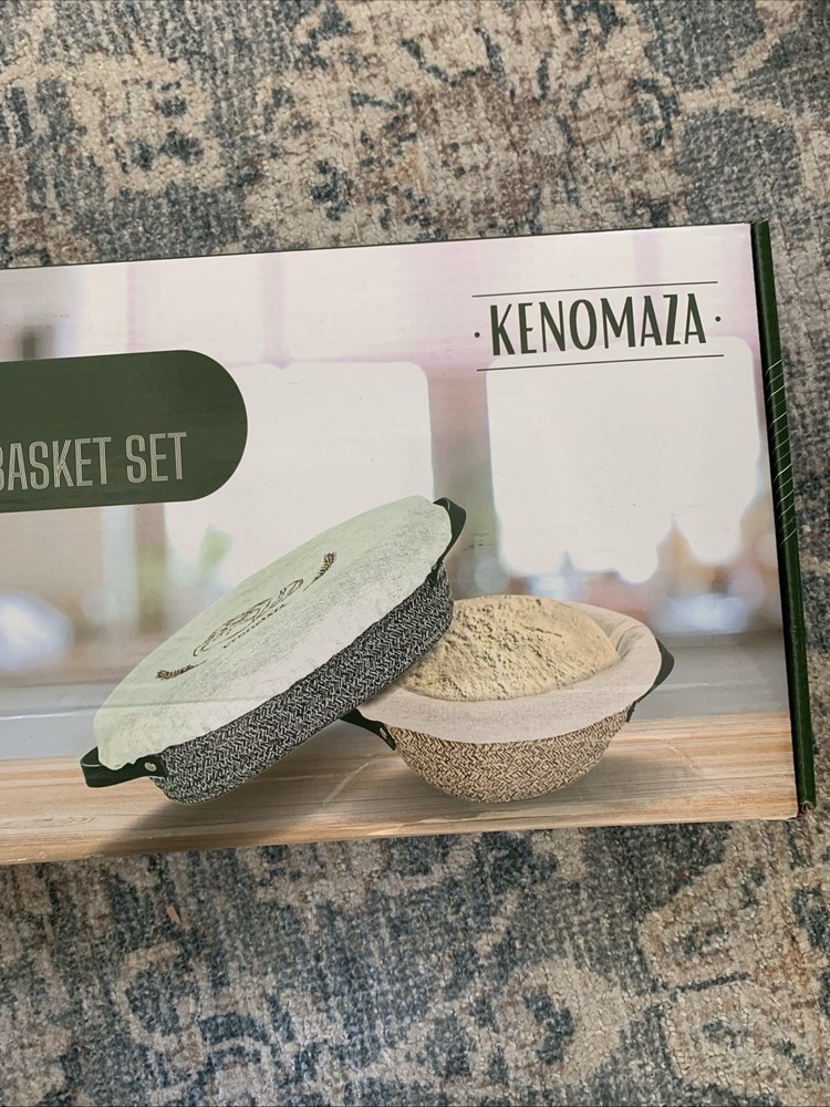Banneton Proofing Basket Set with Bread Knife & Storage Bag