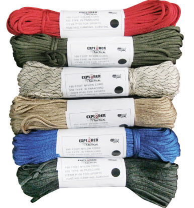 550 Paracord 100 feet bundle