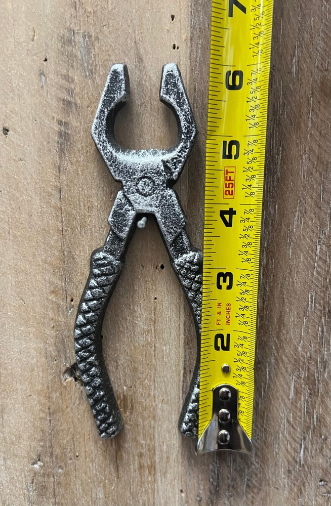Pliers Cast Iron Bottle Opener 6" x 2.5"