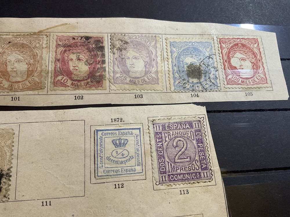 Spain mounted mint or used stamps B1852