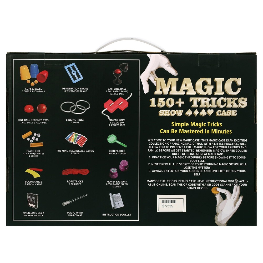 Magic Tricks for Kids Magic Kit with 200+ Tricks Beginner Set Ages 5+