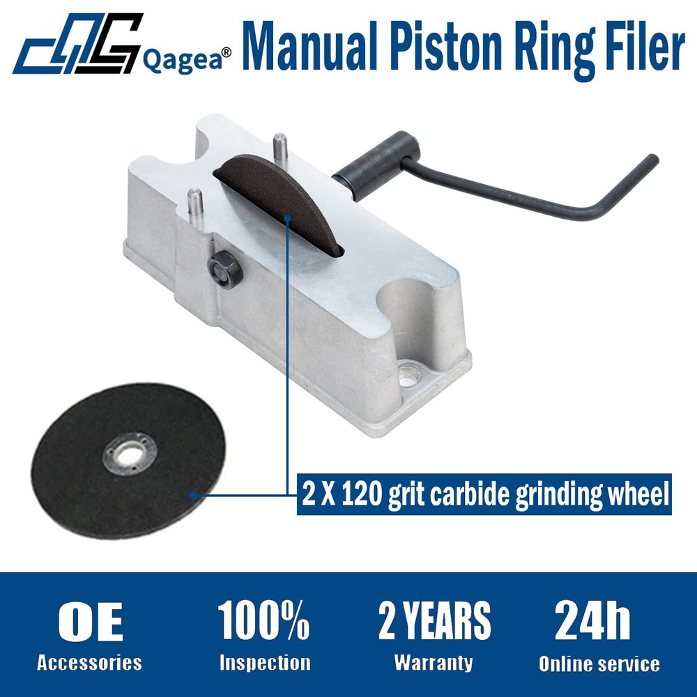 Manual Piston Ring Filer includes 120 Grit Carbide Grinding Wheel Replace