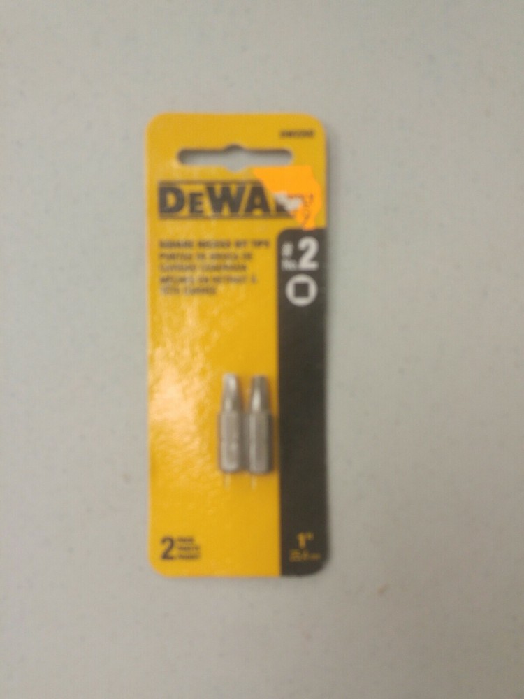 DEWALT DW2202 #2 Square Recess Bit Tip (2-Pack)