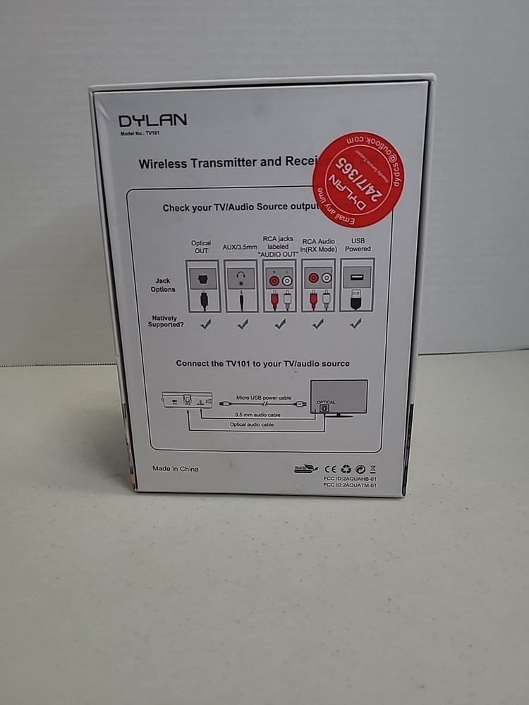 Dylan Wireless Transmitter and Receiver TV Set