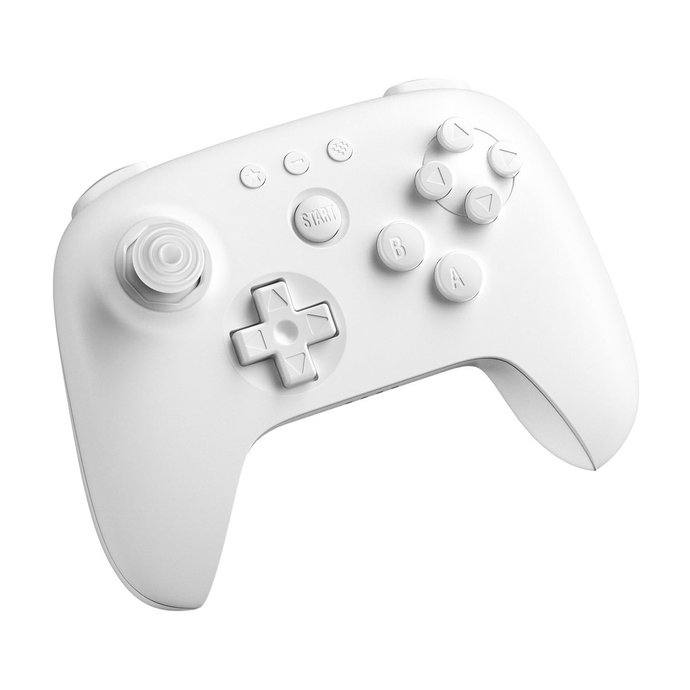 8BitDo 64 Bluetooth Controller for Analogue 3D, Switch, Switch 2, White