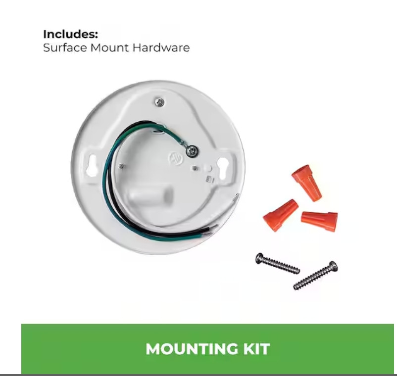 5 In. Motion Sensing Utility Closet Light LED Flush Mount 650 Lumens 7W Bright W