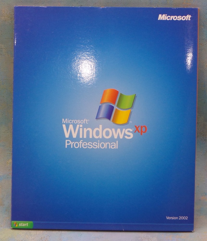 Microsoft Windows XP Professional (2002 Version, Complete Retail Package, W Key
