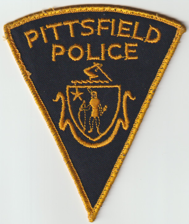 Pittsfield MA old triangle non shield shape patch