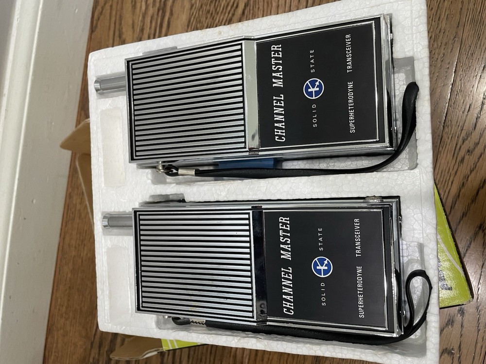 Vintage Channel Master Solid State Superheterodyne Transceiver Set 6412