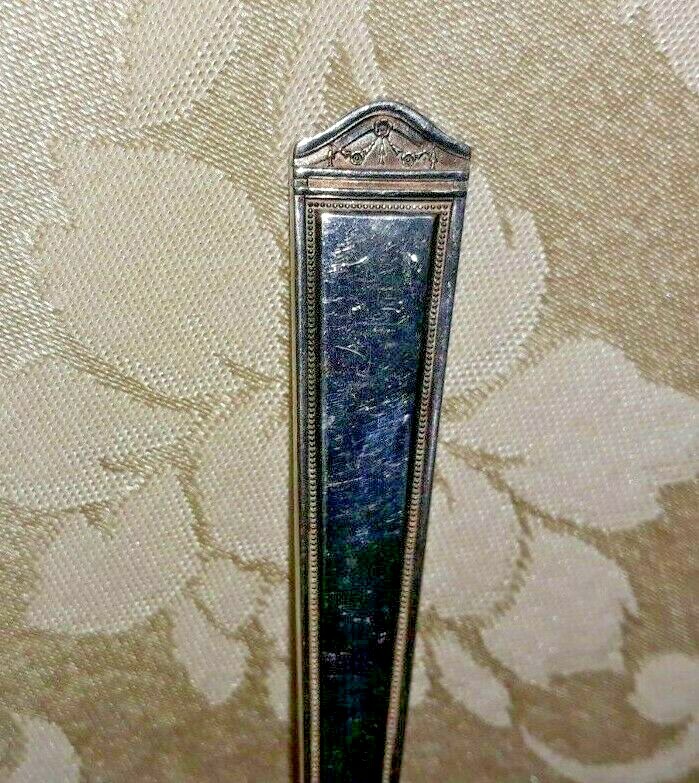 Vintage 1847 Rogers Bros ANNIVERSARY Pattern Silver Plated Serving Fork