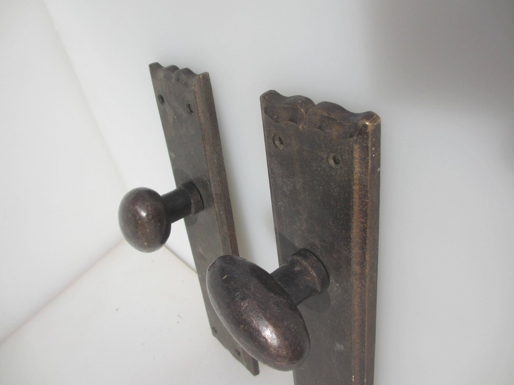 Brass Door Knobs Handles Pulls Old Plates Antique STYLE